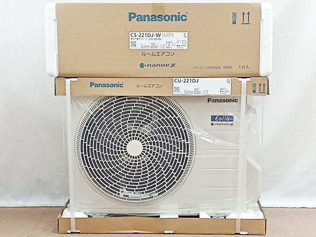 2021年モデル Panasonic パナソニック CS-221DJ ルームエアコン 買取 