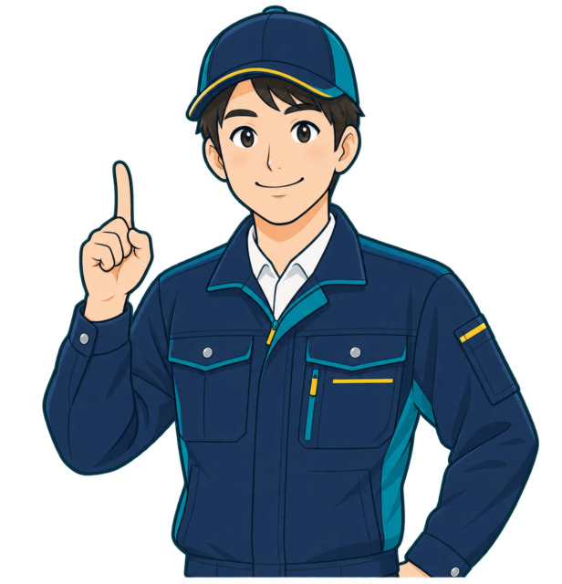 相談をご案内するスタッフ